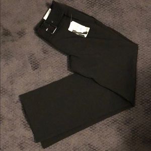 Brand new- Black formal wide leg pants with belt